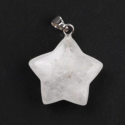 Natural Quartz Crystal Pendants X-G-I319-01P-04-1