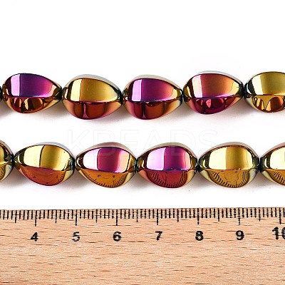 Electroplate Glass Beads Strands EGLA-T028-01K-1