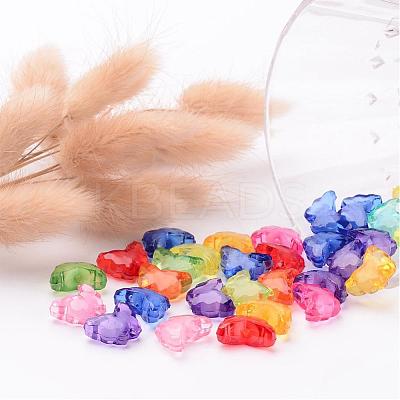 Transparent Acrylic Beads X-TACR-S102-M-1