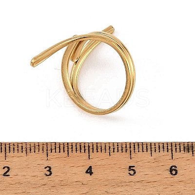 Irregular Brass Cuff Open Rings for Women KK-CBA8D1E-02C-G-1