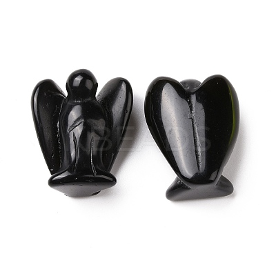 Natural Obsidian Angel Decor Healing Stones G-G864-01A-02-1