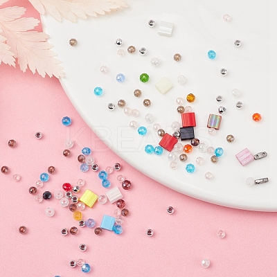 DIY Glass Beads Bracelet Making Kit DIY-YW0004-46-1