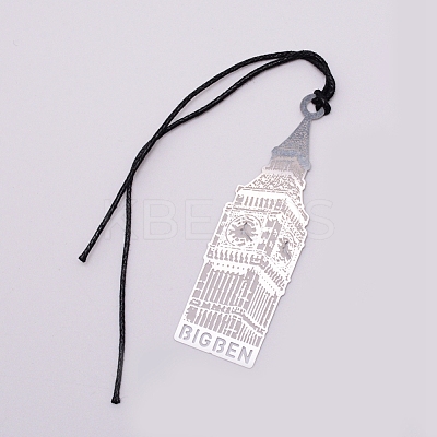Stainless Steel Bookmark STAS-WH0015-47P-1