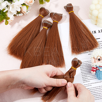 High Temperature Fiber Doll Wig Hair AJEW-WH0561-83A-03-1