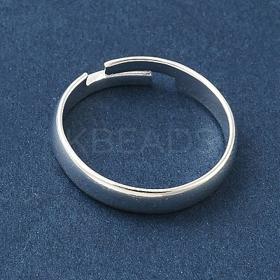 Adjustable Brass Finger Rings Components KK-K414-09S-1