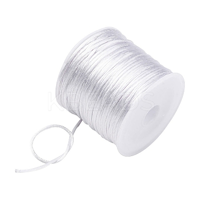 30M Nylon Satin Rattail Cords NWIR-YW0001-04-01-1