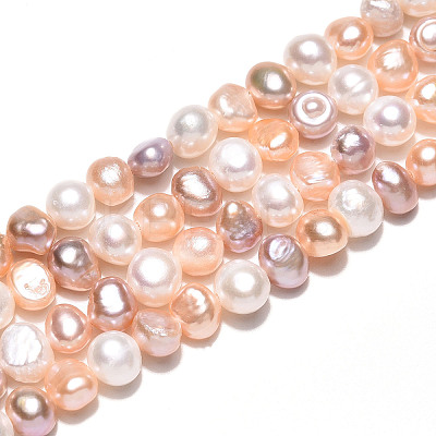 Natural Cultured Freshwater Pearl Beads Strands PEAR-N014-05M-1