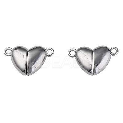 Non-Tarnish 304 Stainless Steel Magnetic Clasps STAS-N087-55-55P-1