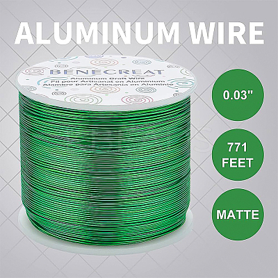 Matte Round Aluminum Wire AW-BC0003-30H-0.8mm-1