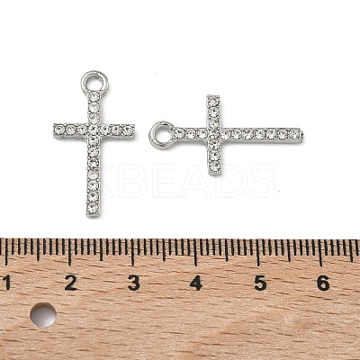 Alloy Rhinestone Pendants PALLOY-P317-06P-1
