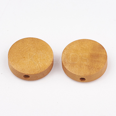 Natural Pear Wood Beads WOOD-T009-1.5cm-05-1