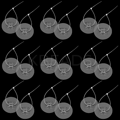 ABS Plastic Self-Adhesive Furniture Straps AJEW-WH20022-17-1