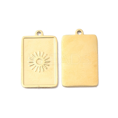 Ion Plating(IP) 316L Surgical Stainless Steel Pendants STAS-H213-47G-1