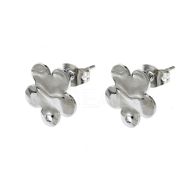 Non-Tarnish 304 Stainless Steel Stud Earring Findings LS-STAS-L024-003P-03-1