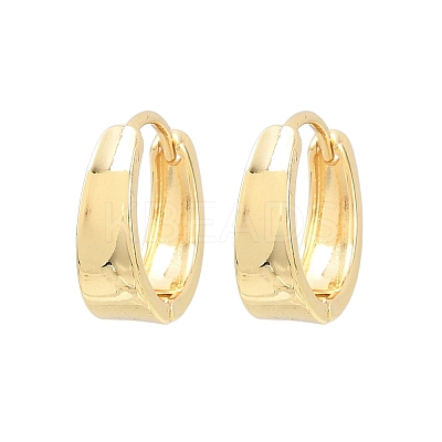 Brass Hoop Earrings EJEW-D348-25G-1
