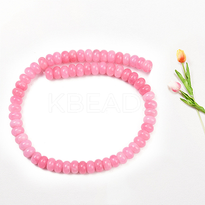2 Strands Dyed Natural White Jade Beads Strands G-PA0001-23C-1