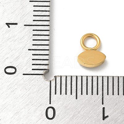 Ion Plating(IP) 304 Stainless Steel with Rhinestone Charms STAS-G351-12G-01-1
