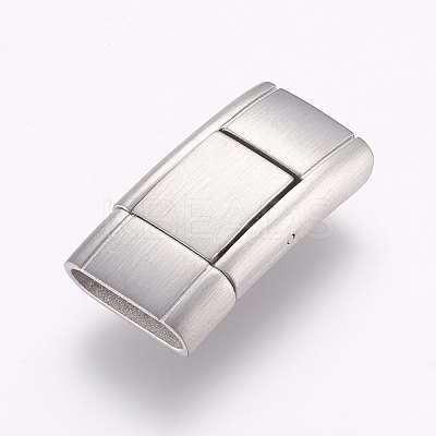 Tarnish Resistant 304 Stainless Steel Bayonet Clasps STAS-E144-058P-1