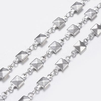 Tarnish Resistant 304 Stainless Steel Chains STAS-P197-049P-1