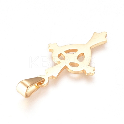 304 Stainless Steel Pendants STAS-L210-16G-1