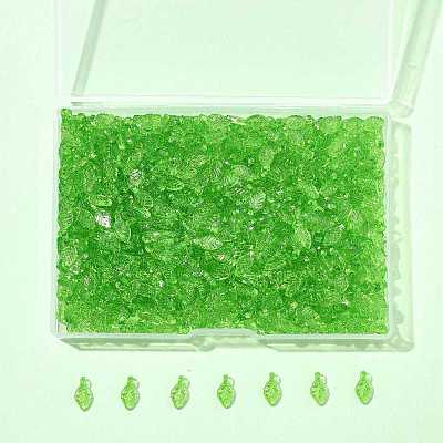 600Pcs Transparent Acrylic Charms MACR-FS0002-21-1
