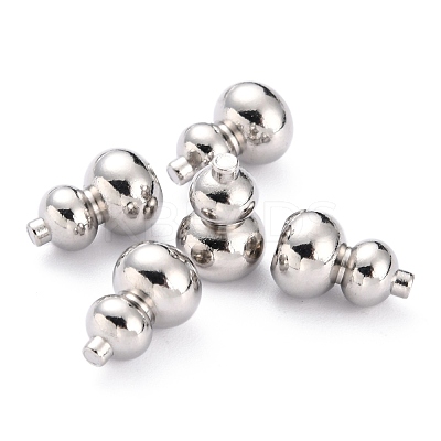 Non-Tarnish 304 Stainless Steel Beads X-STAS-B011-05A-P-1