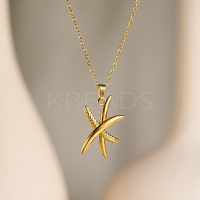 304 Stainless Steel Pendant Necklaces FS-WG18833-08-1