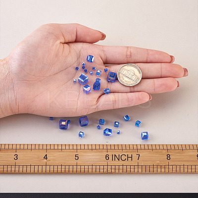 Electroplate Glass Beads Strands EGLA-TA0001-03C-1