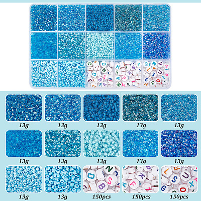 DIY Beads Jewelry Making Finding Kit SEED-PH0001-77A-1