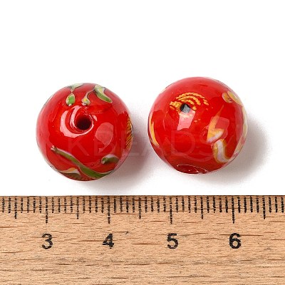 Handmade Lampwork Beads LAMP-C016-04E-21-1