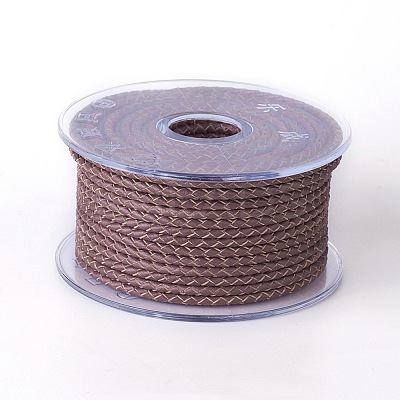 Braided Cowhide Cord WL-I004-3mm-D-15-1