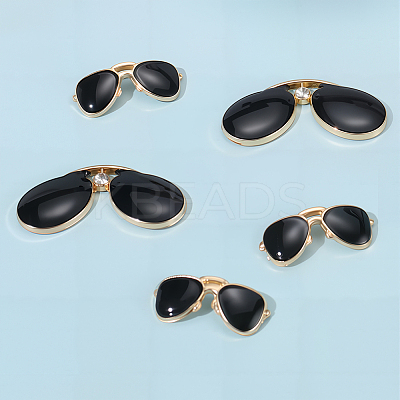 40Pcs 2 Styles Alloy Enamel Pendants FIND-SC0016-33-1