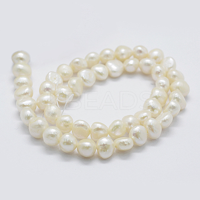Natural Cultured Freshwater Pearl Beads Strands LS-PEAR-K004-11A-1