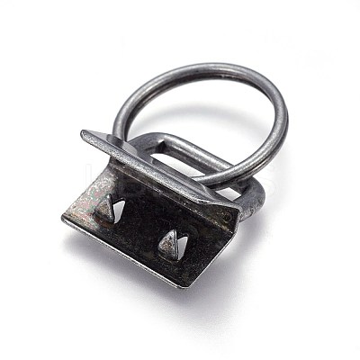 Electroplate Iron Split Key Rings LS-IFIN-WH0044-01A-AS-1