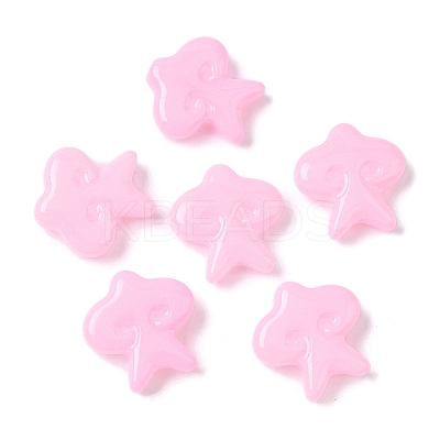 Baking Paint Glass Beads LAMP-D303-05C-1