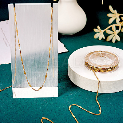 DIY 304 Stainless Steel Figaro Chain Necklaces Bracelet Making Kit DIY-TA0009-98-1