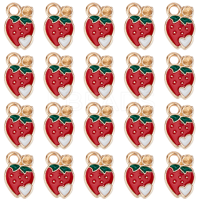 80Pcs Alloy Enamel Charms ENAM-SC0007-13-1
