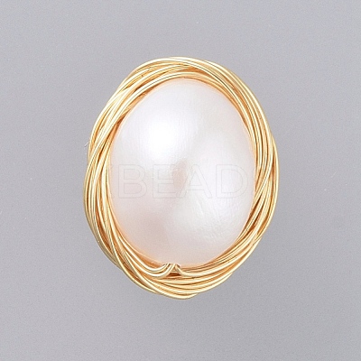 Natural Baroque Pearl Keshi Pearl PALLOY-JF00408-1