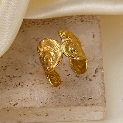 Brass Cuff Open Rings LS-KK-CBA8D1E-03B-G-1