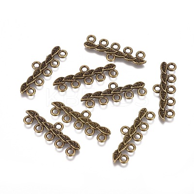 Tibetan Style Alloy Chandelier Components Links LS-TIBE-40098-AB-NR-1