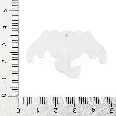 Halloween Style Printed Acrylic Pendants OACR-M007-02C-1