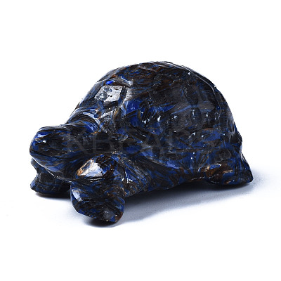 Tortoise Assembled Natural Bronzite & Synthetic Imperial Jasper Model Ornament G-N330-39A-03-1
