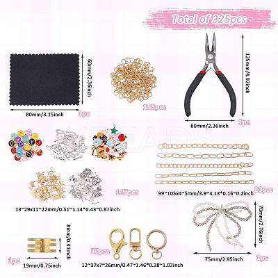 DIY Keychain Kit DIY-WH0349-587B-1