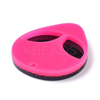 Opaque Acrylic Pendants X-MACR-P023-01D-1