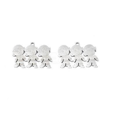 Non-Tarnish 201 Stainless Steel Pendants STAS-N091-151P-1