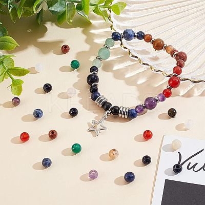 Natural & Synthetic Mixed Gemstone Beads G-OC0003-87A-1
