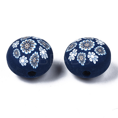Handmade Polymer Clay Beads CLAY-N008-026B-1