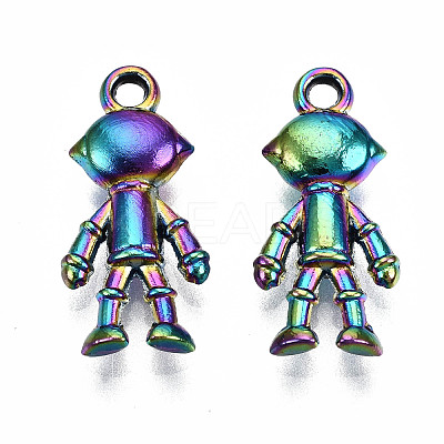 Rainbow Color Alloy Pendants PALLOY-S180-049-RS-1