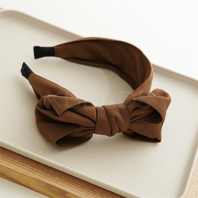 Bowknot Cloth Hair Bands PW-WG56980-03-1