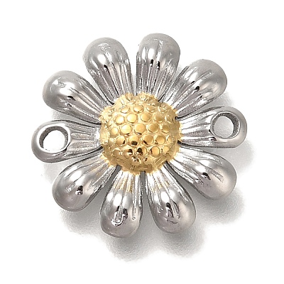 304 Stainless Steel Connector Charms STAS-P371-018PG-1